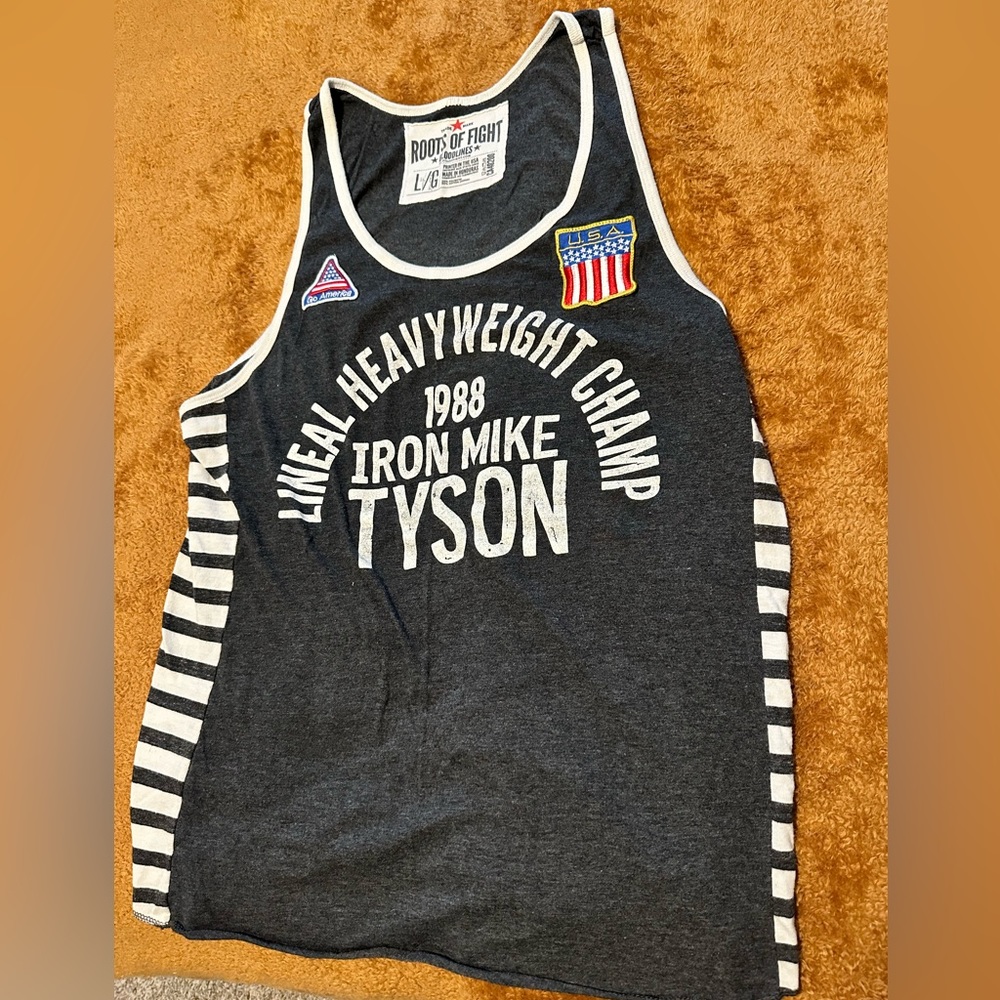 Nearly new! Roots of fight tank! Mike Tyson heavyweight champ
